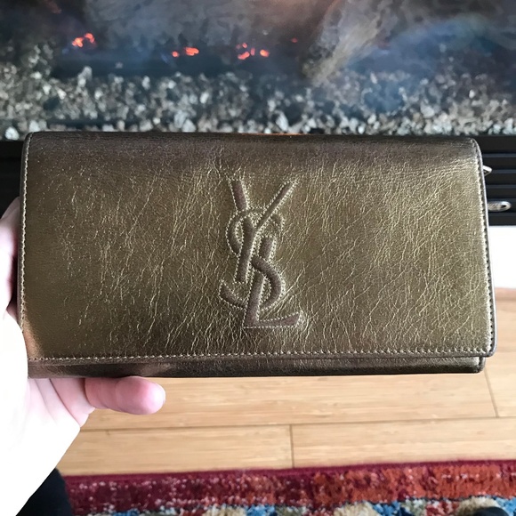 Yves Saint Laurent Handbags - YSL Gold Wallet